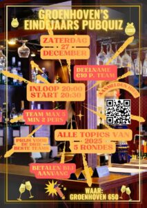 Eindejaars pubquiz